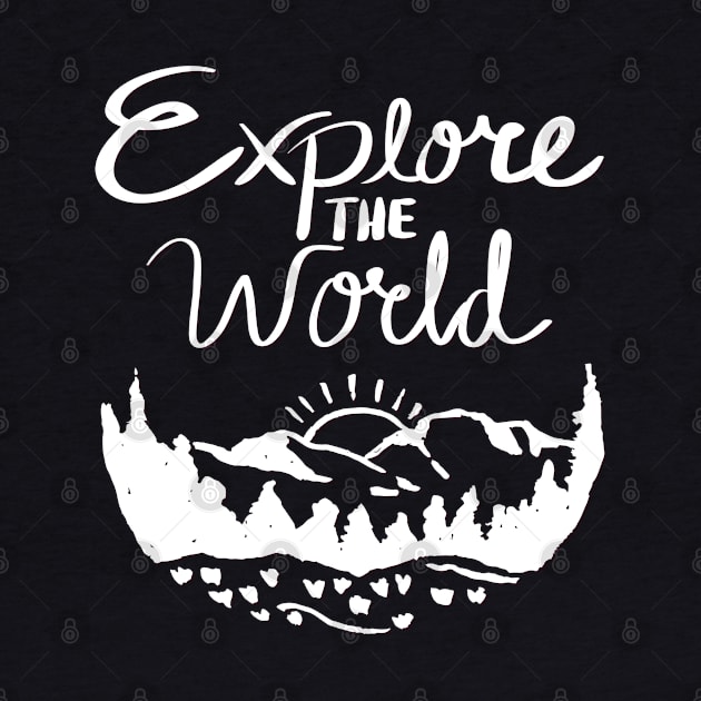 Let's travel Your Life is the best Adventure Explore the world travel lover summer spring by BoogieCreates